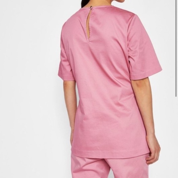 Ted Baker Sz 4 US 10 Women's Wrap Tie Front Cotton Kimono Top Large - Picture 2 of 14